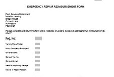 Emergency Repair Reimbursement